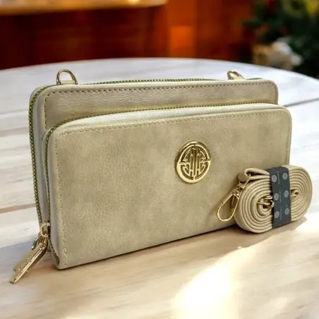 Cartera de alza doble cierre GRENOBIL Pink