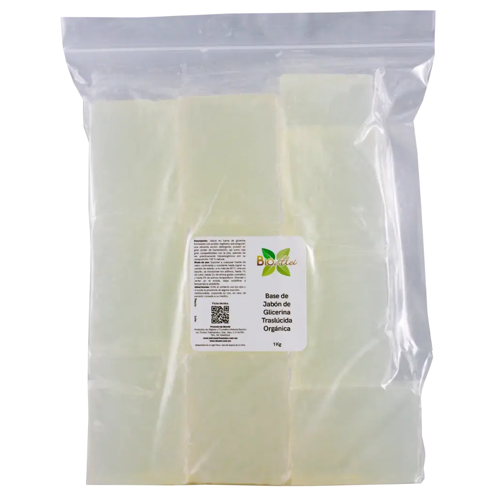 Base de Jabón de Glicerina Traslucida 1KG