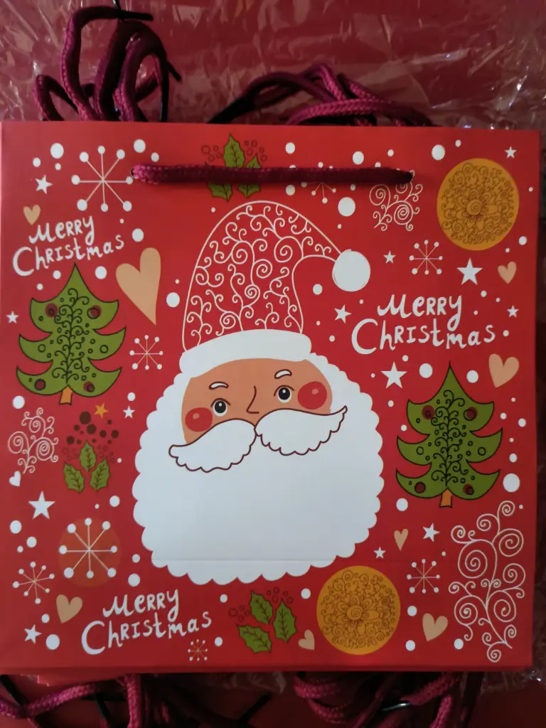 Bolsa de regalo navideño 