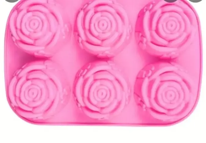 Molde Rosas Rosa