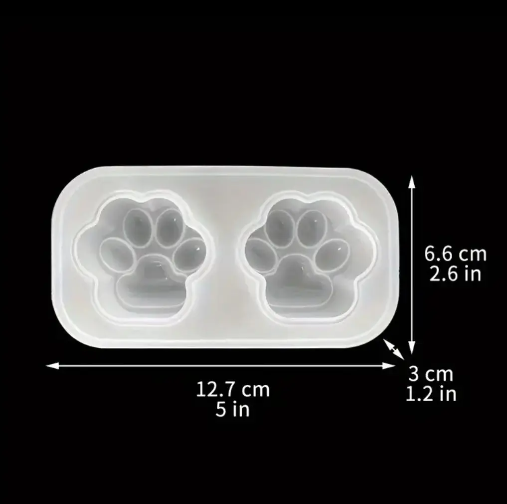 Molde de pata de gato o perro
