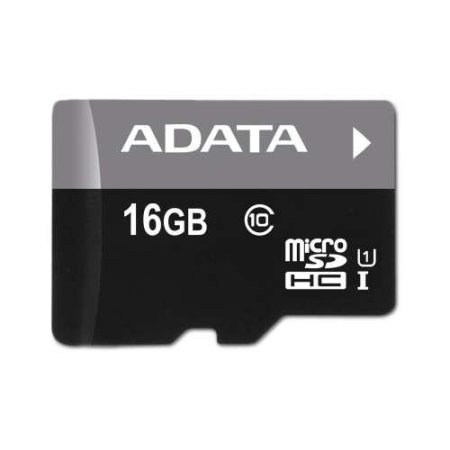 Tarjeta microSDHC con adaptador 16GB ADATA AUSDH16GUICL 10-RA1