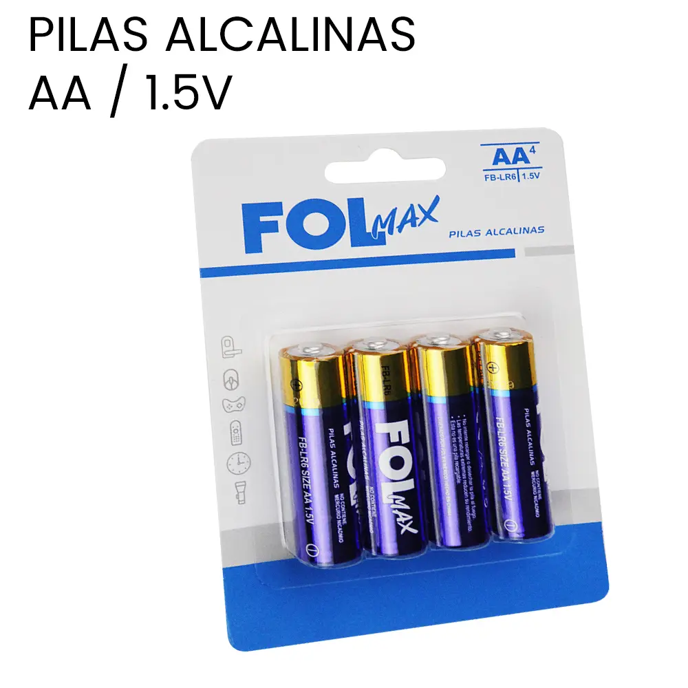 Pilas Alcalinas FOLMAX FB-LR6