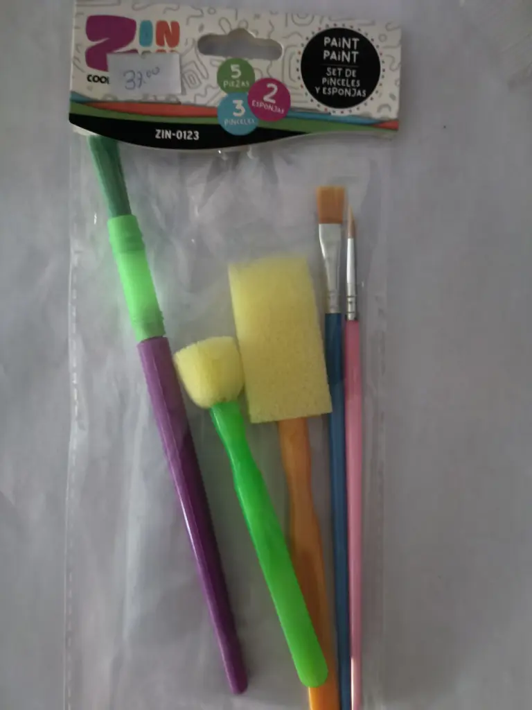 Set de pinceles y esponjas ZINZIN ZIN-0123
